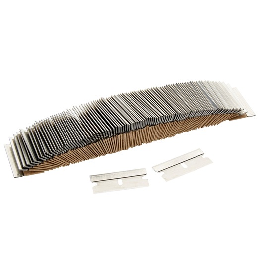 STANLEY 1-11-515 pack of double edge razor blades, silver color, front angle on white background.