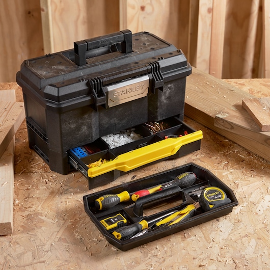STANLEY 19 in. One-Touch Tool Box  with Drawer
