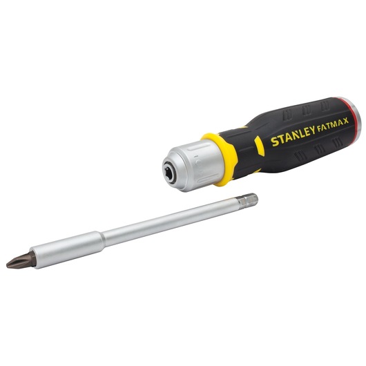 STANLEY FATMAX Skrutrekker med skralleskraft med 12 stk. bits