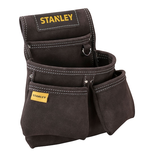 STANLEY Dobbel spikerlomme i skinn
