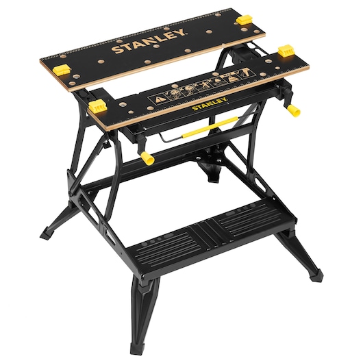 STANLEY 2-i-1 arbeidsbenk og skrustikke med vertikal klemming